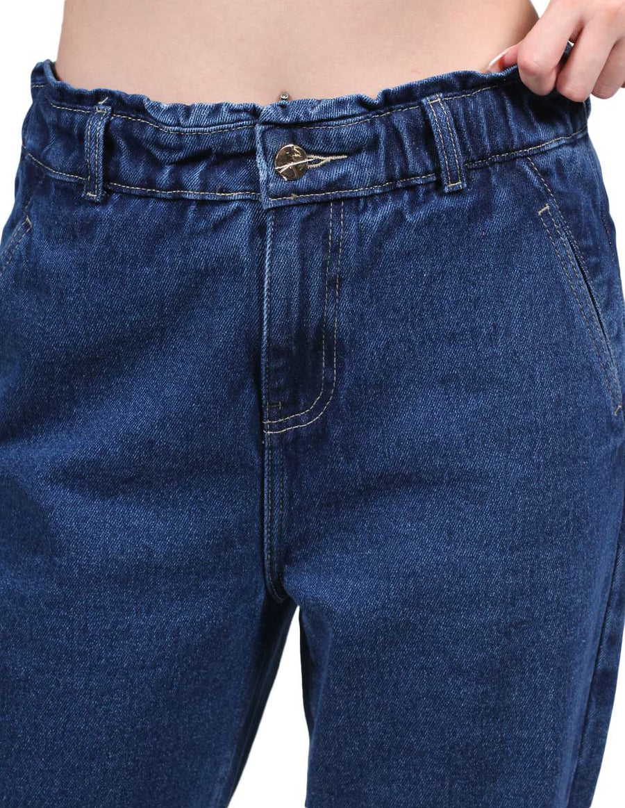Jeans Para Mujer Bobois Moda Casuales Pantalones de Mezclilla Tiro