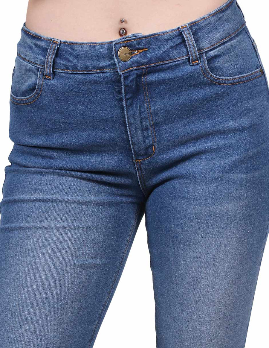 Jeans Para Mujer Bobois Pantalon Mezclilla Acampanado V23100 Stone – BOBOIS