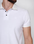 Playeras HOMBRE POLO BASICA MANGA CORTA BLANCO APOLO