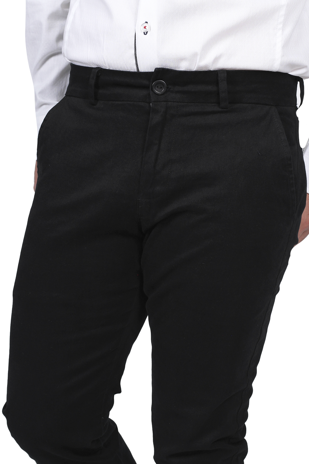 Pantalones Para Hombre Bobois Chino Gabardina Slim Soft Stretch Blanco –  BOBOIS