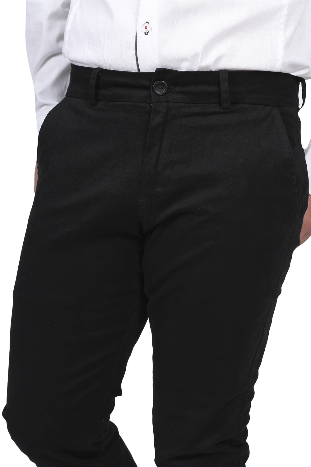 Pantalones Para Hombre Soft Stretch Slim GPAXAR Negro