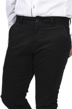 Pantalones Para Hombre Soft Stretch Slim GPAXAR Negro