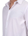 Camisas Hombre Casuales Moda Bobois Manga Larga  Blanco B25321