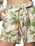 Shorts Para Mujer Bobois Moda Tropical Y31105 Hueso