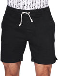 Shorts Para Hombre Gabardina Lisos Cortos Basicos Playa Negro G21151