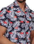 Camisas Para Hombre Bobois Moda Casuales Manga Corta Estampado Regular Fit 12 B21401