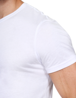 Playeras Para Hombre Cuello Redondo Basica APCR Blanco