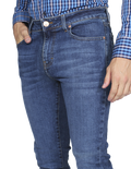 Jeans Para Hombre Bobois Casuales Moda Pantalones de Mezclilla Slim Fit Stone JSLIM