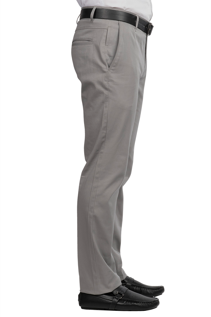 Pantalon de vestir gris sale